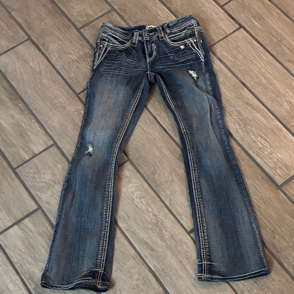 Classic Blue Boot Cut Jeans f